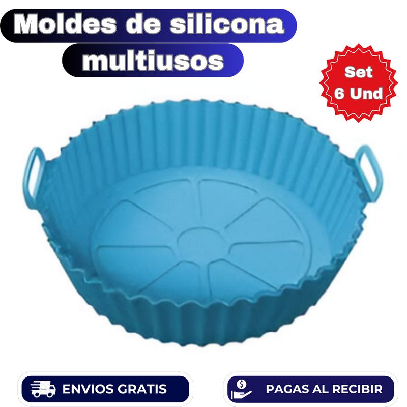 😱 KIT DE 6 MOLDES DE SILICONA MULTIUSOS 🤩