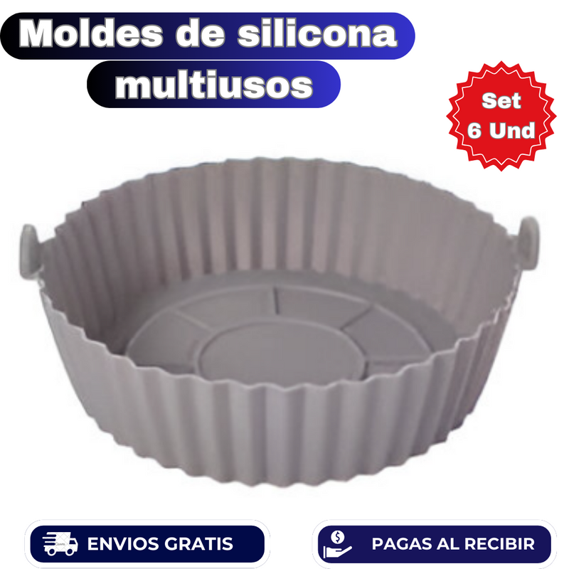 😱 KIT DE 6 MOLDES DE SILICONA MULTIUSOS 🤩