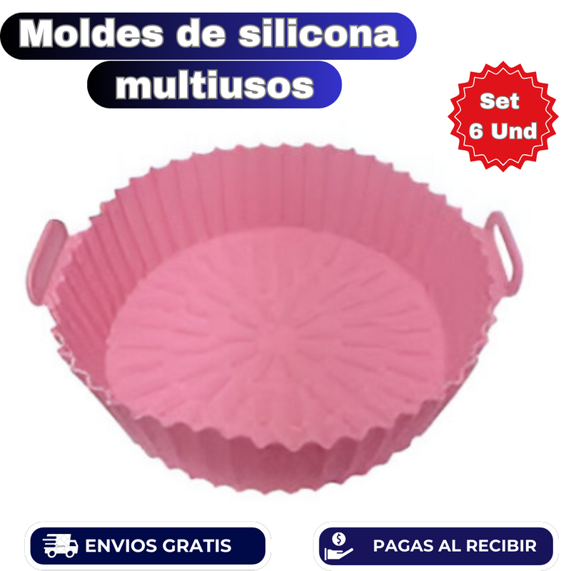 😱 KIT DE 6 MOLDES DE SILICONA MULTIUSOS 🤩