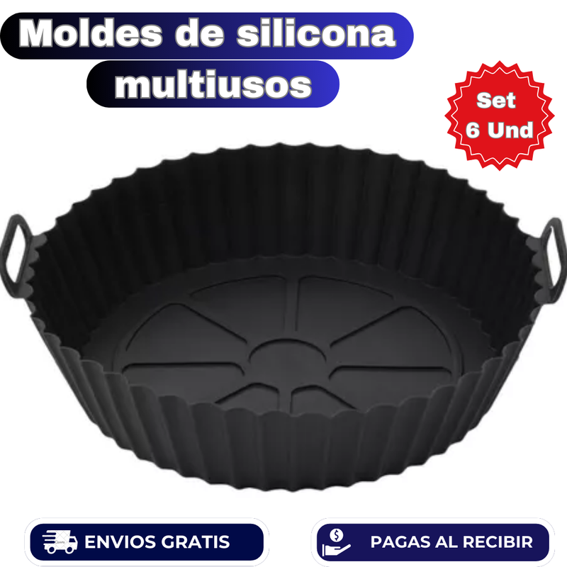 😱 KIT DE 6 MOLDES DE SILICONA MULTIUSOS 🤩