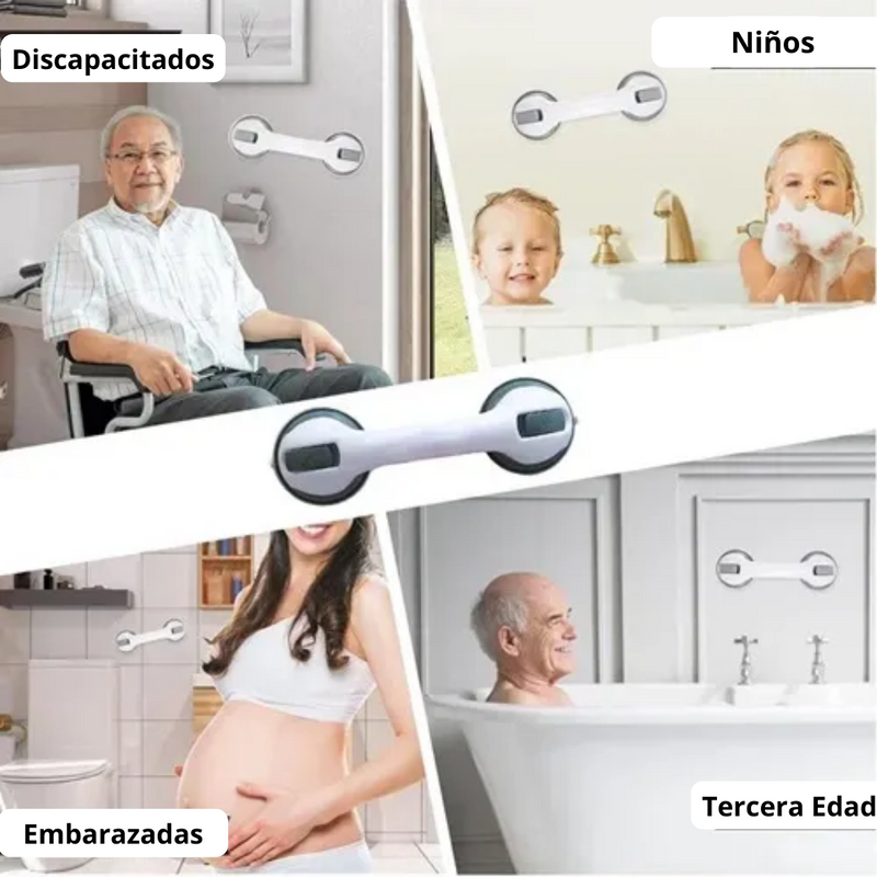 💪 SOPORTE DE SEGURIDAD PARA EL BAÑO 👣