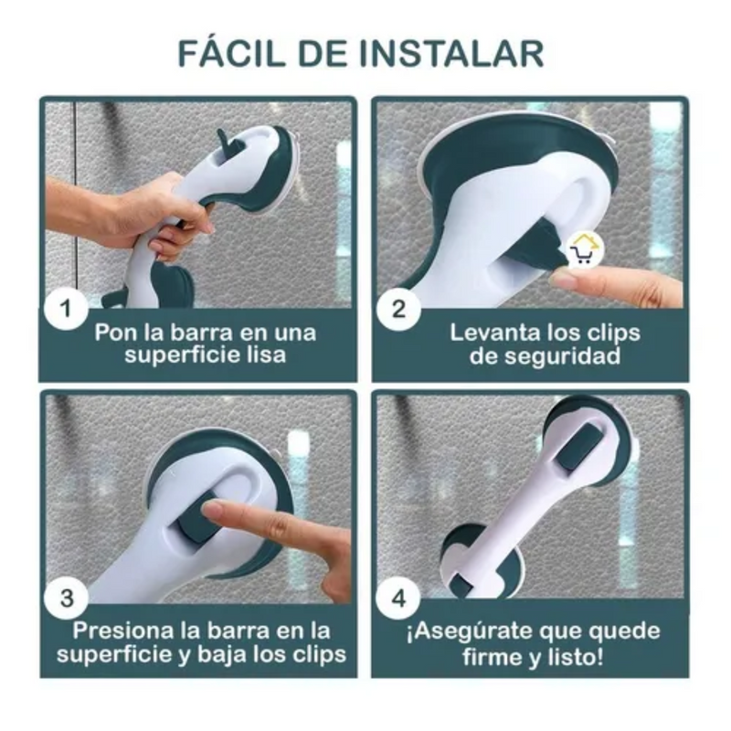 💪 SOPORTE DE SEGURIDAD PARA EL BAÑO 👣